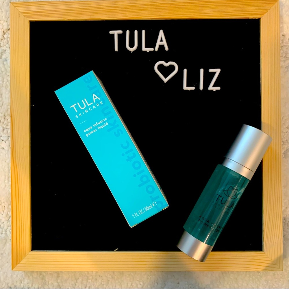 TULA aqua infused power liquid - new in box - *discontinued*